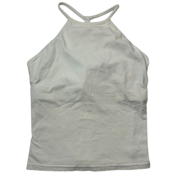 Prana Women's Halter Neck White Sleeveless Tank Top Size S size tag missing - Picture 1 of 9